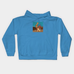 Desert Cottontail Rabbit Kids Hoodie